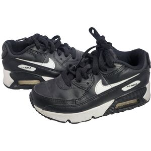 Nike Air Max 90 Boys Size 12C  Black Athletic Running Shoes Sneakers CD6867-010